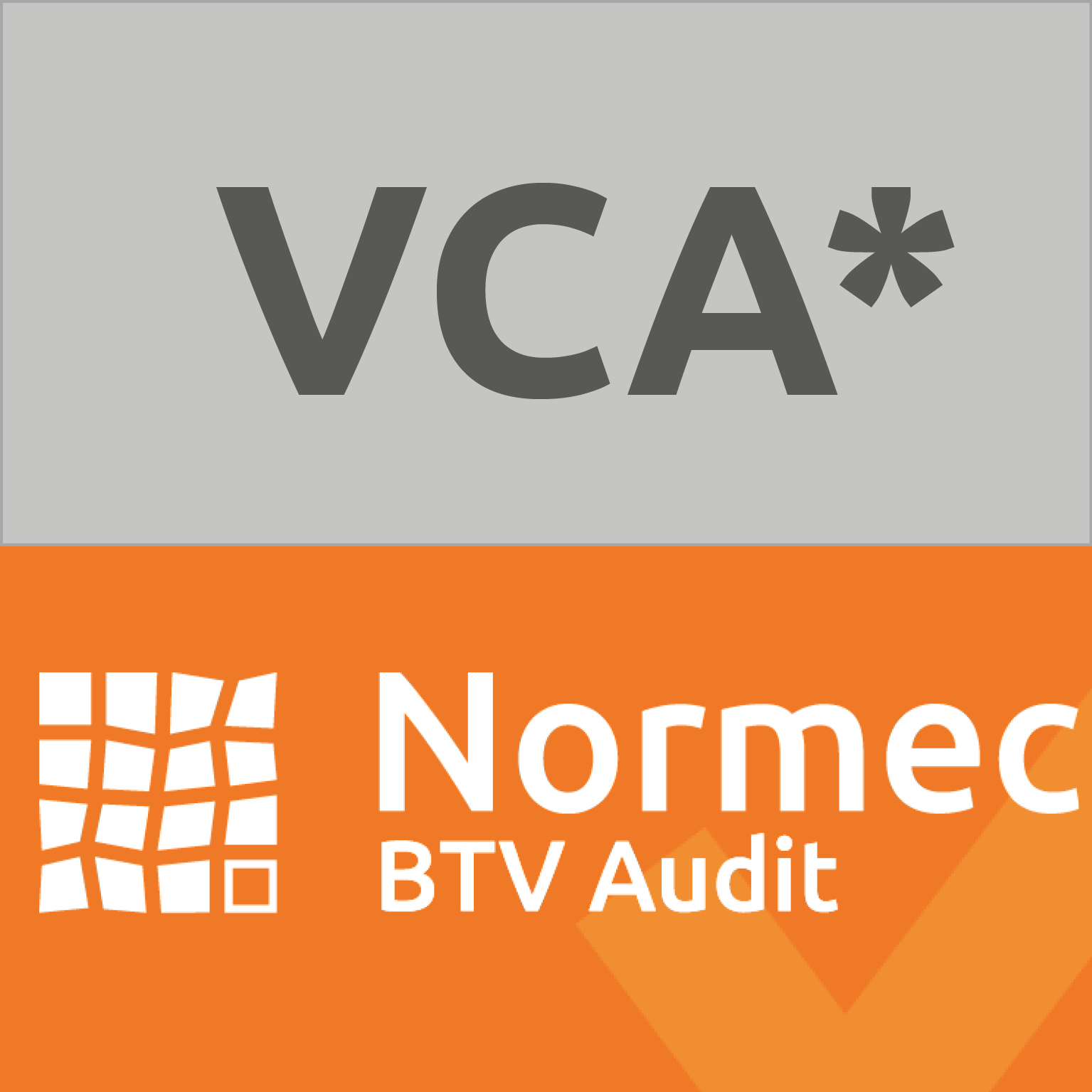 Normec BTV Audit — VCA* gecertificeerd